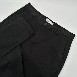 TOPMAN Men's Essential Slim Fit Chinos Pant, Size W34 x L34, Black